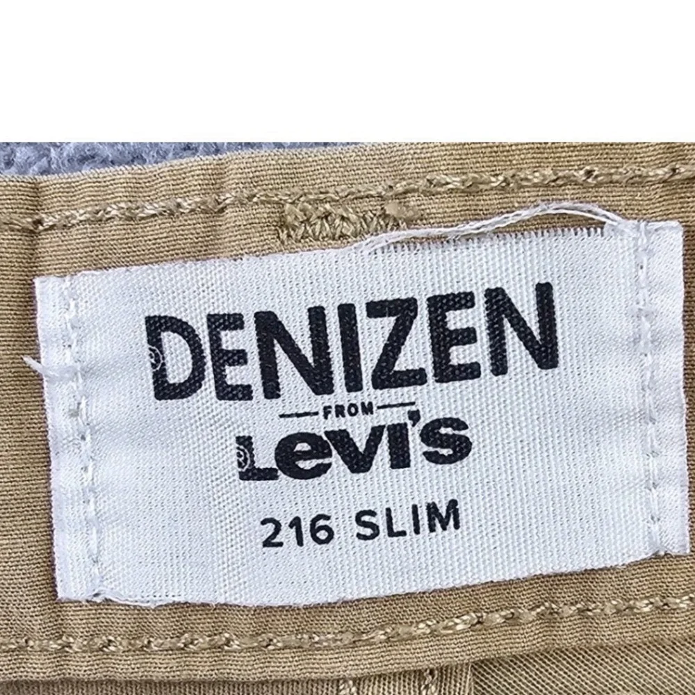 Denizen from Levi's Khaki Pants Mens 30x32 Beige 216 Slim Fit‎ Boho Straight Leg